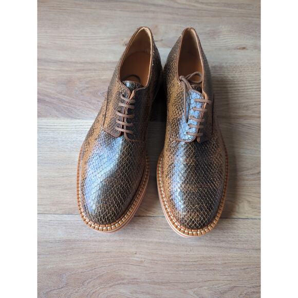 Clergerie Brook Platform Lightweight Comfort Oxford Womens 9 Brown - Picture 2 of 16